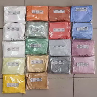 Vierkleurige op glazen keramische kleur goud stannat paars en ijzeroxide combinatie