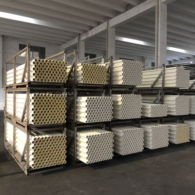 Verwerkingsservice voor gietwerk voor hoogtemperatuur vuurvaste aluminium keramische rollen voor rollenovens