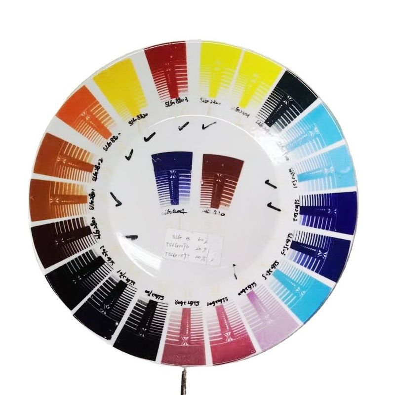 ZrSiO4.Cd-S-Se stijl Hoogtemperatuur Keramische kleur Glazuur Vlek
